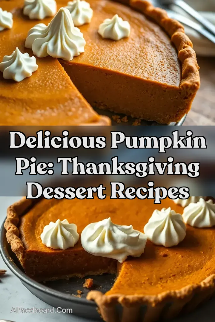 Delicious Pumpkin Pie: Thanksgiving Dessert Recipes : PIN FOR LATER Delicious Pumpkin Pie: Thanksgiving Dessert Recipes