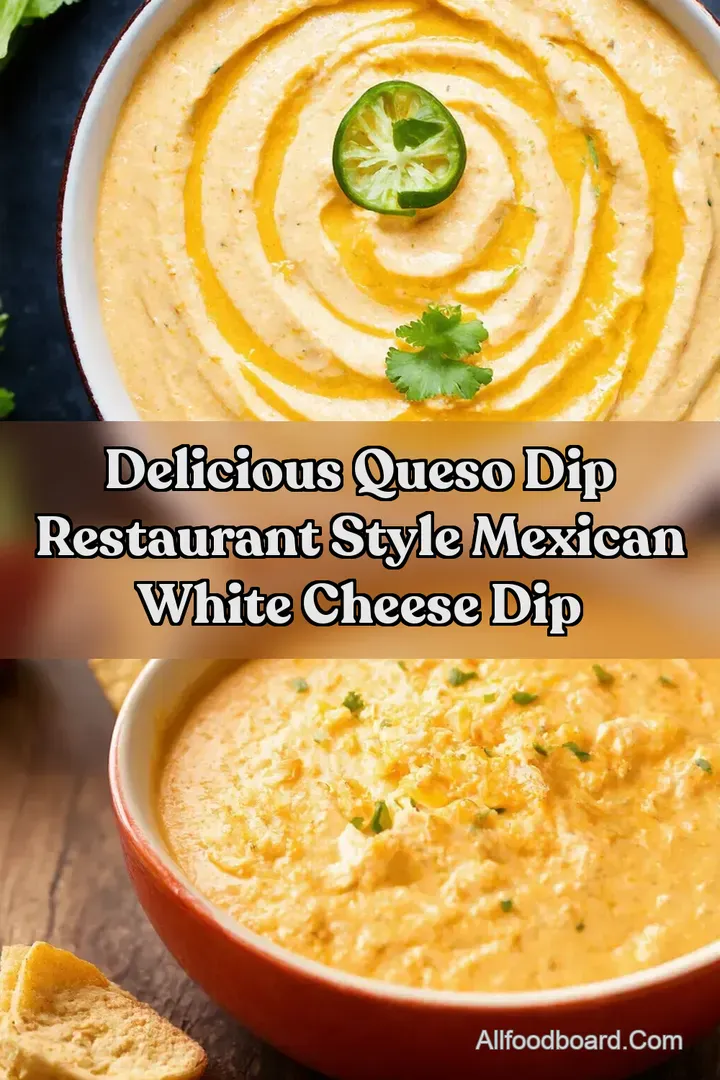 Delicious Queso Dip Restaurant Style Mexican White Cheese Dip : PIN FOR LATER Delicious Queso Dip Restaurant Style Mexican White Cheese Dip
