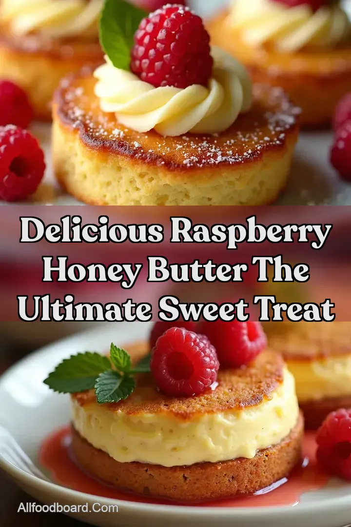 Delicious Raspberry Honey Butter The Ultimate Sweet Treat : PIN FOR LATER Delicious Raspberry Honey Butter The Ultimate Sweet Treat