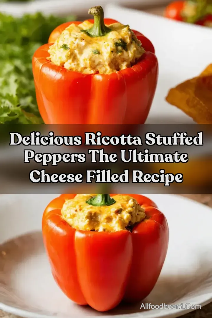 Delicious Ricotta Stuffed Peppers The Ultimate Cheese Filled Recipe