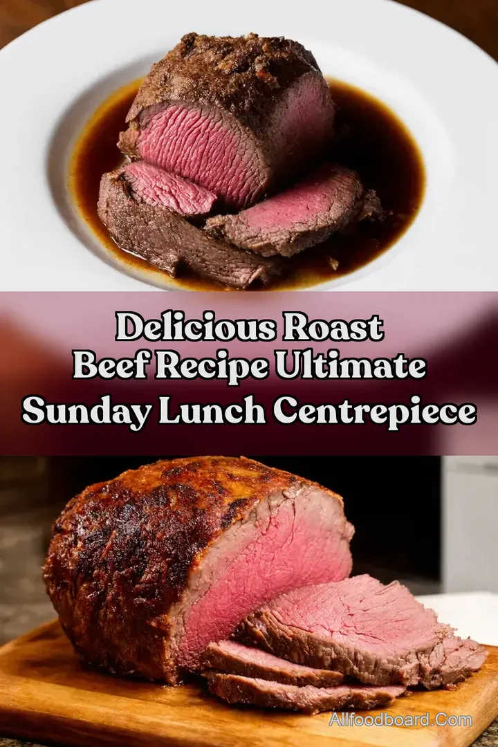 Delicious Roast Beef Recipe Ultimate Sunday Lunch Centrepiece : PIN FOR LATER Delicious Roast Beef Recipe Ultimate Sunday Lunch Centrepiece