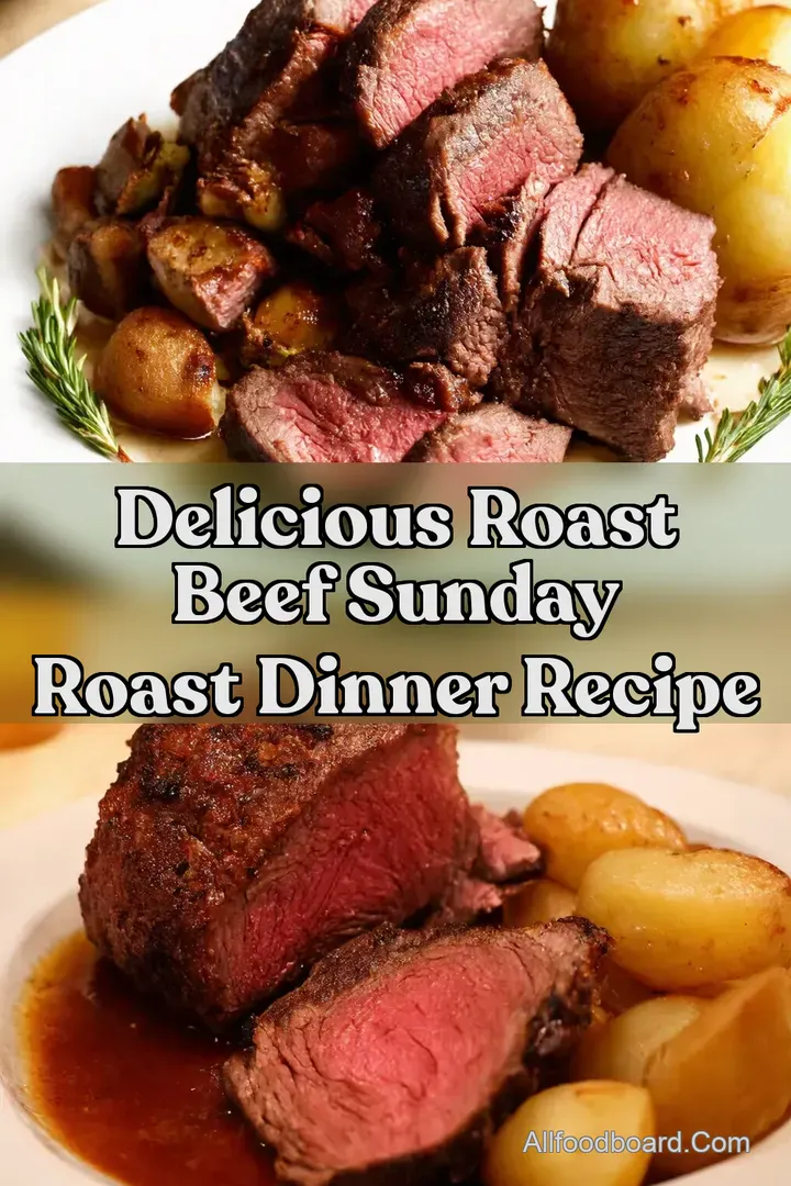 Delicious Roast Beef Sunday Roast Dinner Recipe