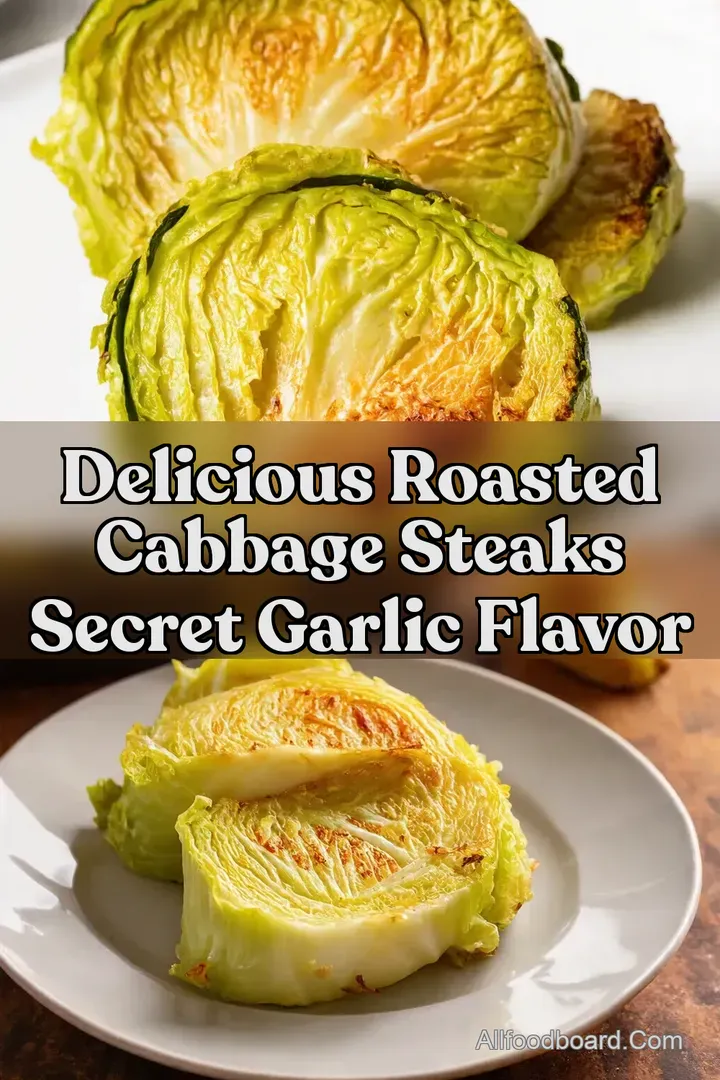 Delicious Roasted Cabbage Steaks Secret Garlic Flavor