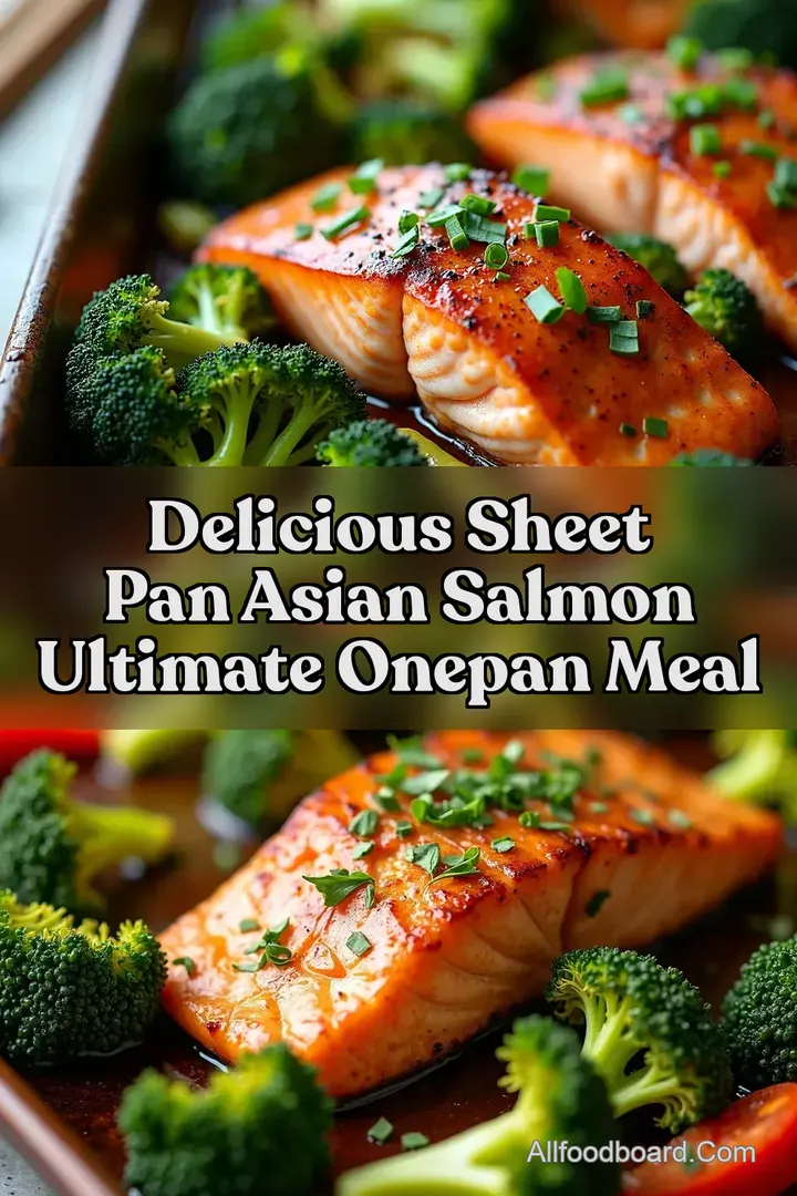 Delicious Sheet Pan Asian Salmon Ultimate OnePan Meal
