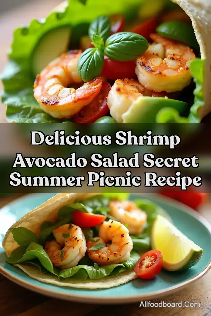 Delicious Shrimp Avocado Salad Secret Summer Picnic Recipe