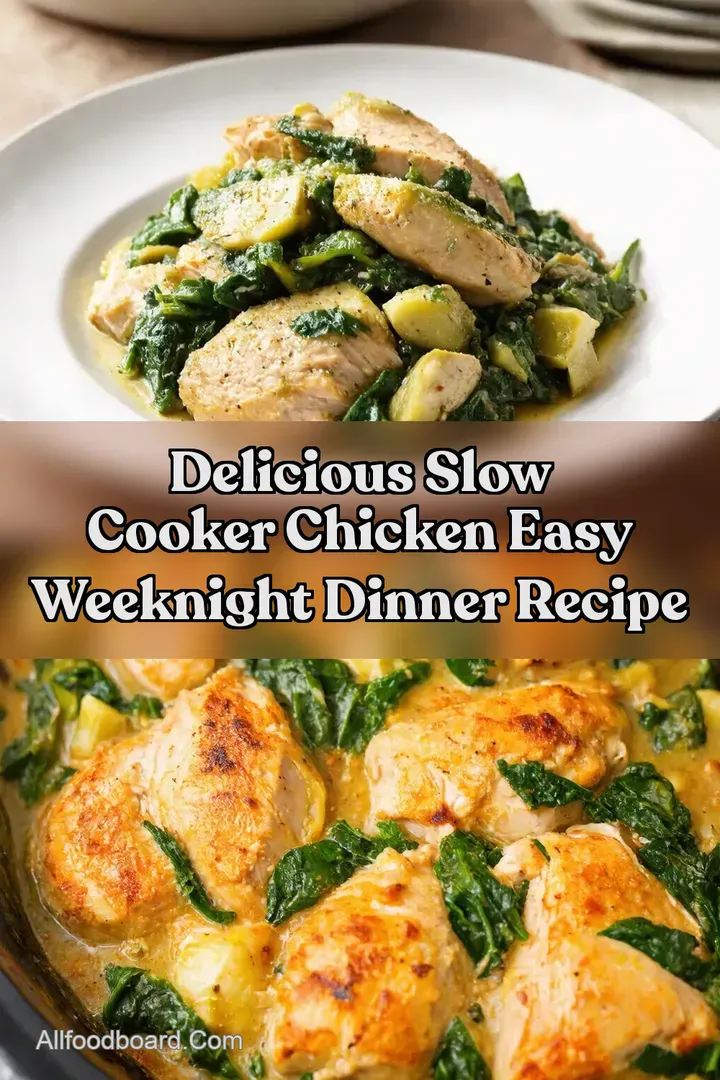 Delicious Slow Cooker Chicken Easy Weeknight Dinner Recipe