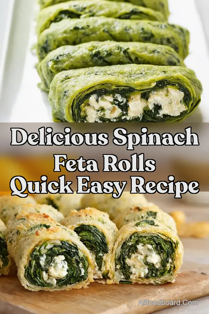 Delicious Spinach Feta Rolls Quick Easy Recipe : PIN FOR LATER Delicious Spinach Feta Rolls Quick Easy Recipe
