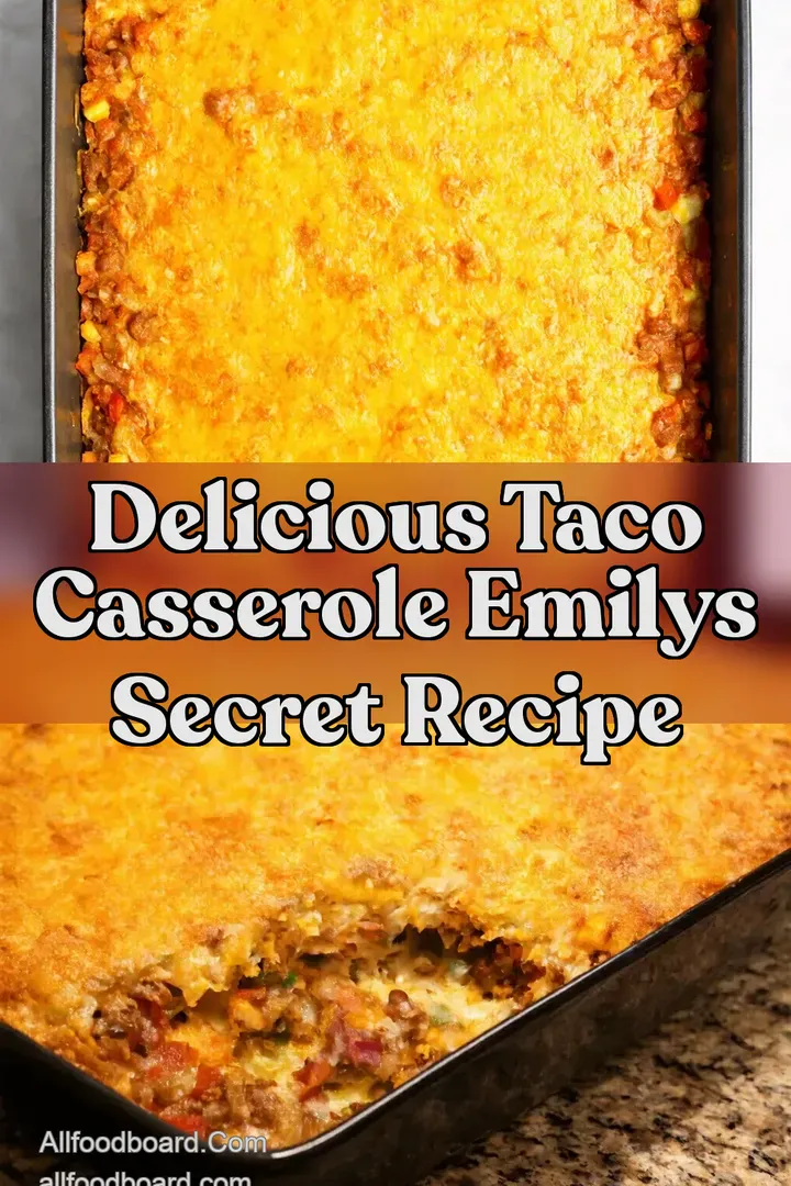 Delicious Taco Casserole Emilys Secret Recipe