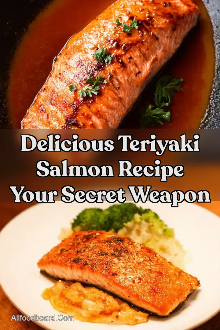 Delicious Teriyaki Salmon Recipe Your Secret Weapon : PIN FOR LATER Delicious Teriyaki Salmon Recipe Your Secret Weapon