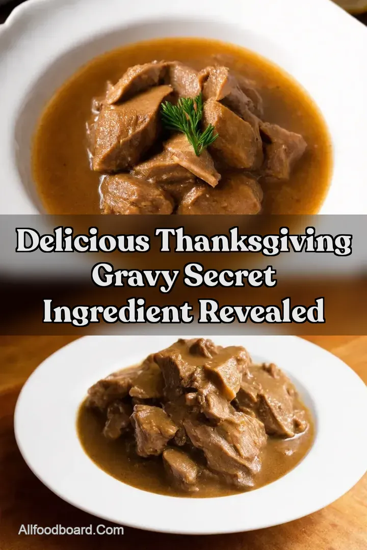 Delicious Thanksgiving Gravy Secret Ingredient Revealed