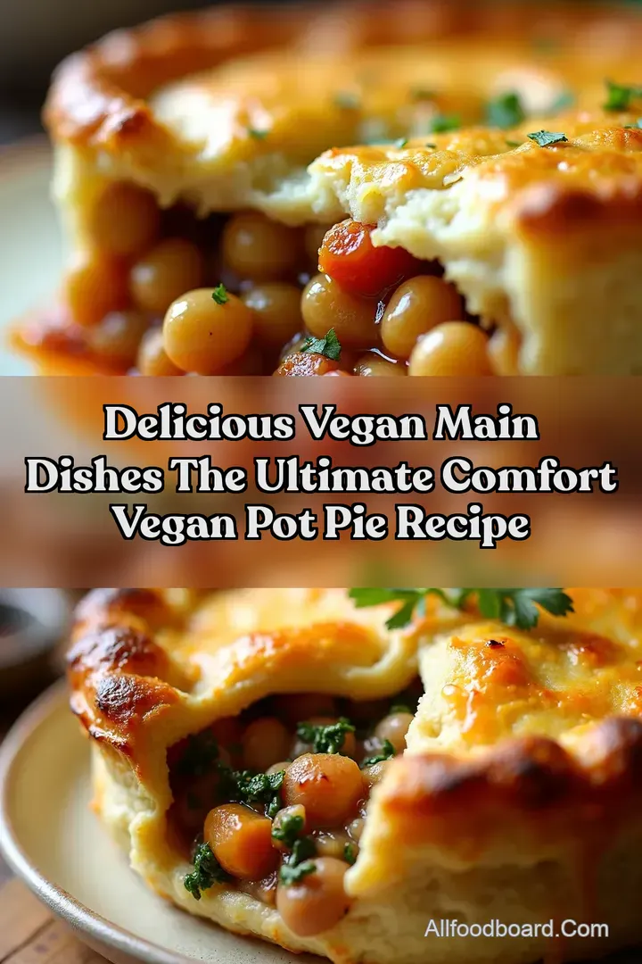 Delicious Vegan Main Dishes The Ultimate Comfort Vegan Pot Pie Recipe