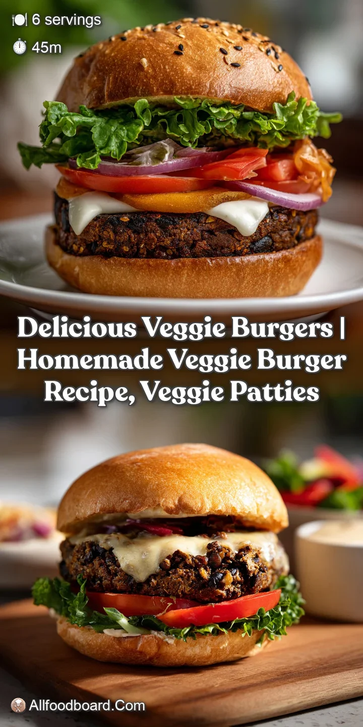 Delicious Veggie Burgers | Homemade Veggie Burger Recipe Veggie Patties