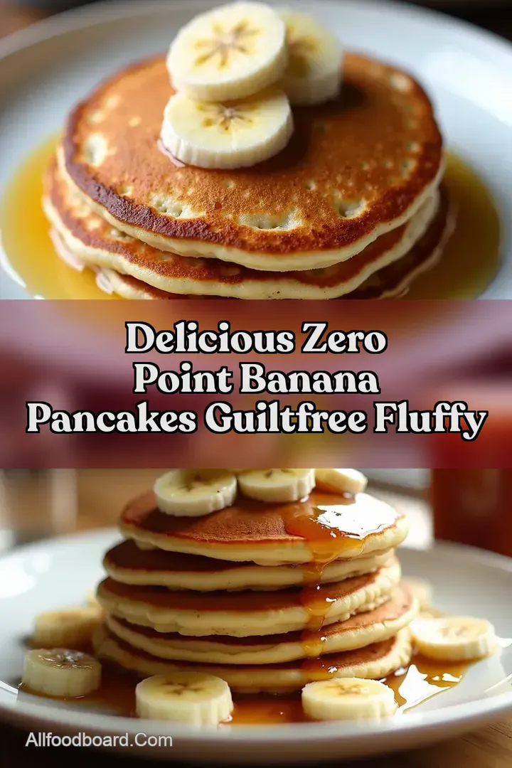 Delicious Zero Point Banana Pancakes GuiltFree Fluffy : PIN FOR LATER Delicious Zero Point Banana Pancakes GuiltFree Fluffy