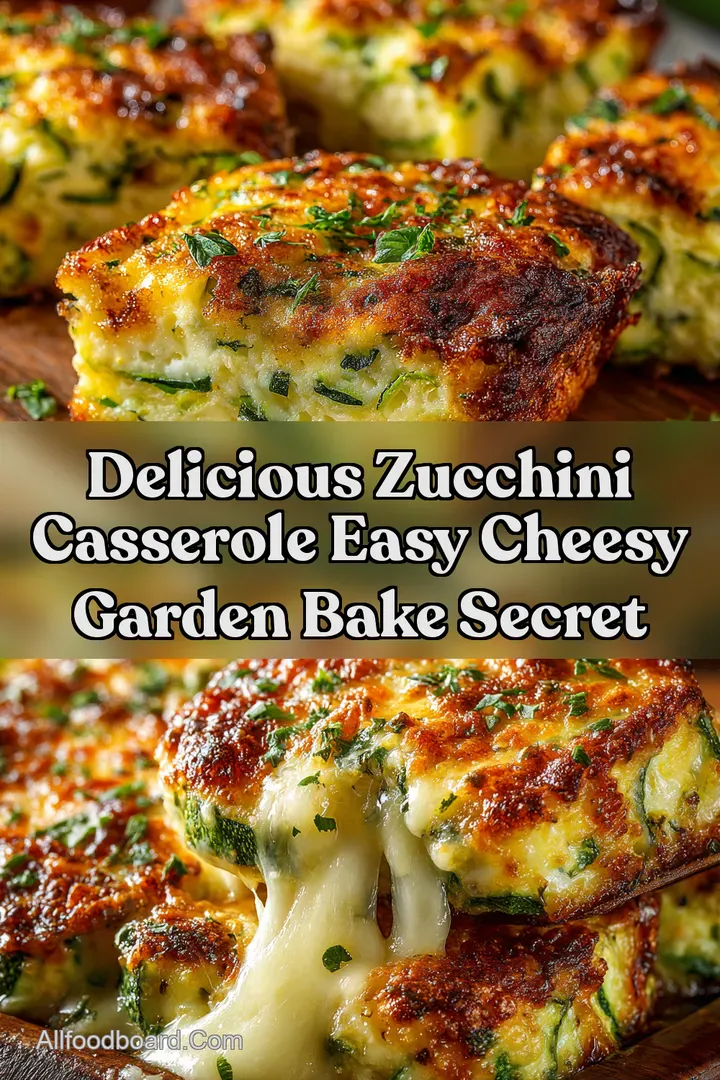 Delicious Zucchini Casserole Easy Cheesy Garden Bake Secret