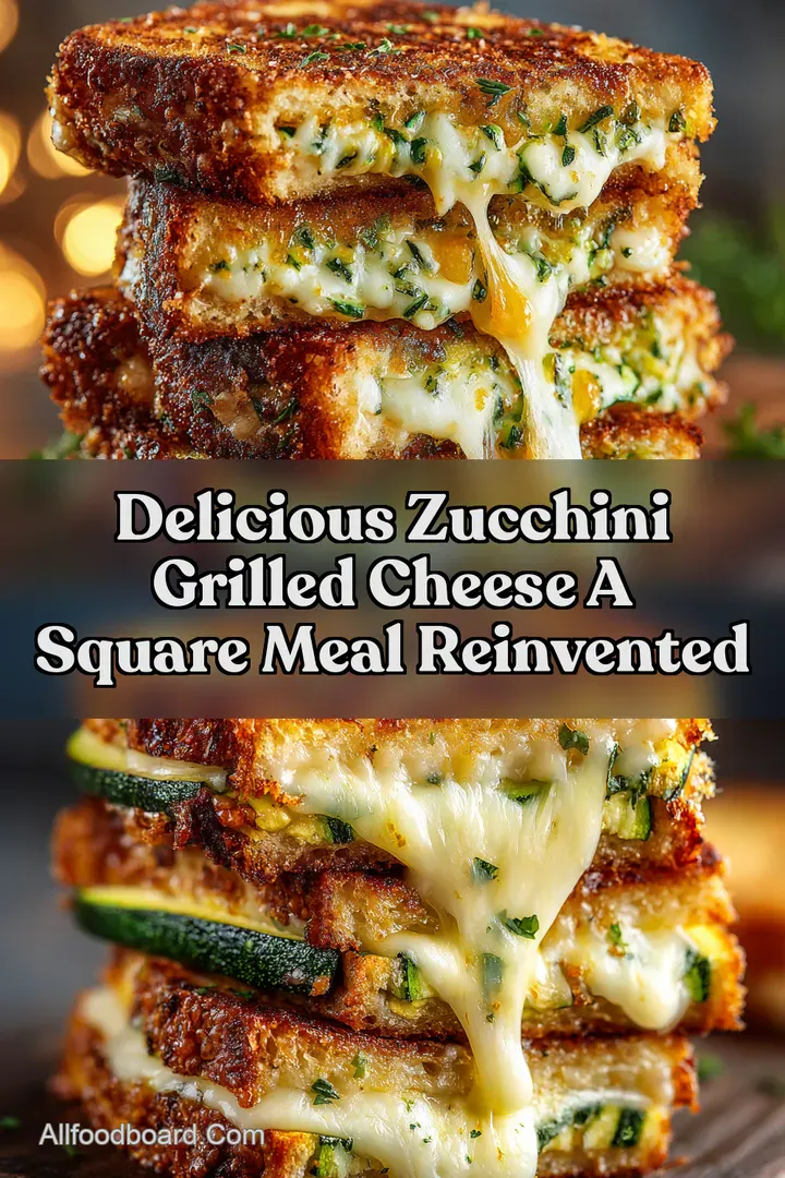 Delicious Zucchini Grilled Cheese A Square Meal Reinvented