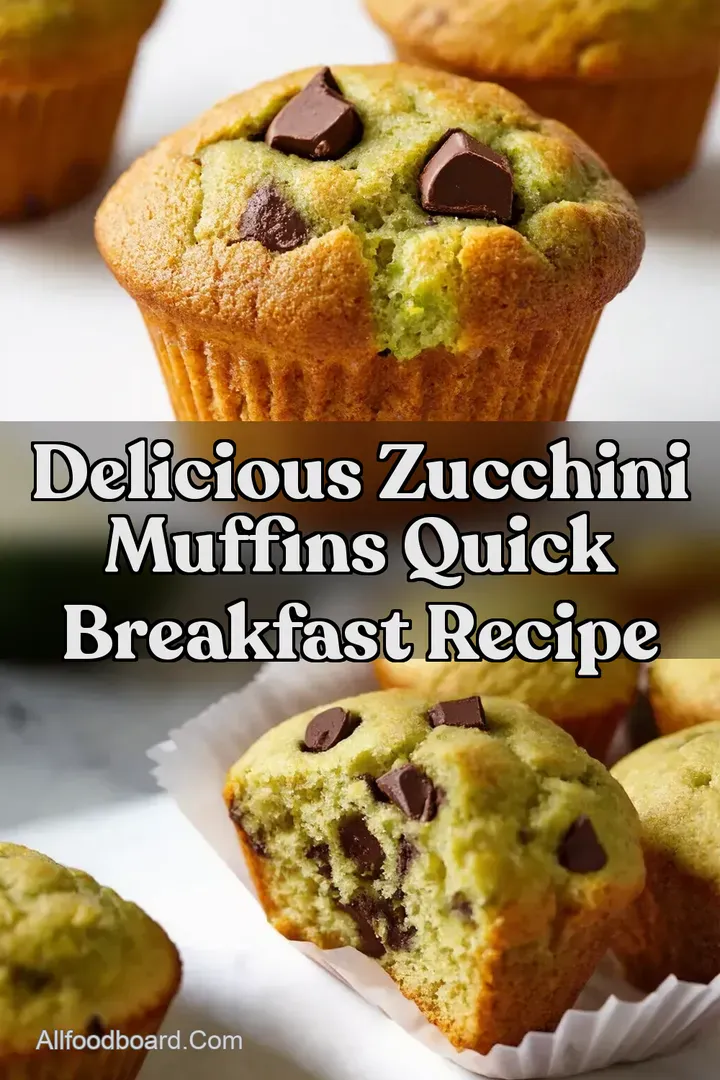 Delicious Zucchini Muffins Quick Breakfast Recipe