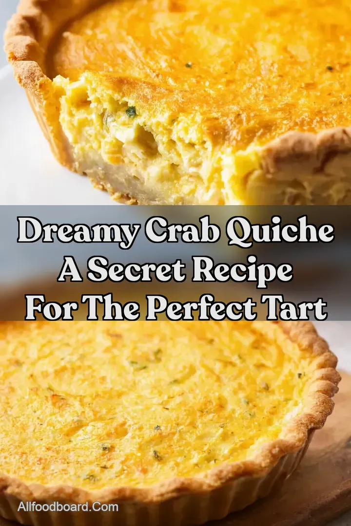 Dreamy Crab Quiche A Secret Recipe For The Perfect Tart