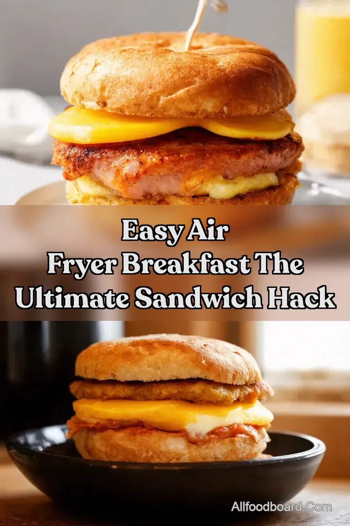 Easy Air Fryer Breakfast The Ultimate Sandwich Hack