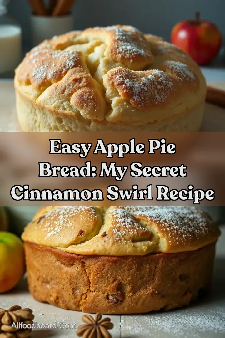 Easy Apple Pie Bread: My Secret Cinnamon Swirl Recipe : PIN FOR LATER Easy Apple Pie Bread: My Secret Cinnamon Swirl Recipe