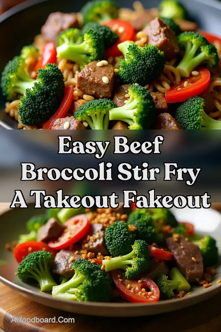 Easy Beef Broccoli Stir Fry A Takeout Fakeout : PIN FOR LATER Easy Beef Broccoli Stir Fry A Takeout Fakeout