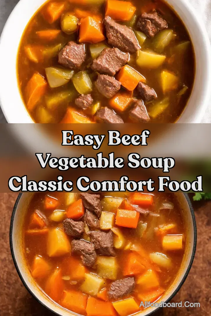 Easy Beef Vegetable Soup Classic Comfort Food
