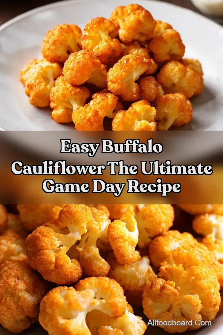 Easy Buffalo Cauliflower The Ultimate Game Day Recipe