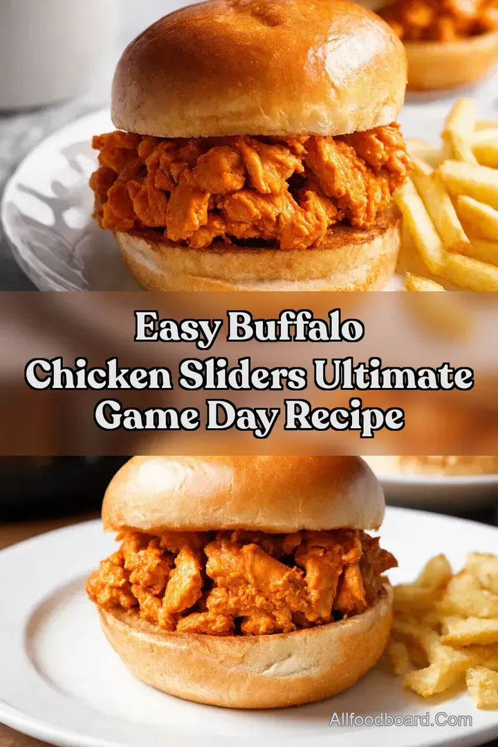 Easy Buffalo Chicken Sliders Ultimate Game Day Recipe : PIN FOR LATER Easy Buffalo Chicken Sliders Ultimate Game Day Recipe