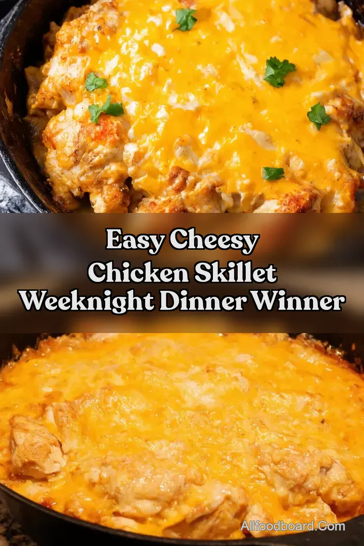 Easy Cheesy Chicken Skillet Weeknight Dinner Winner