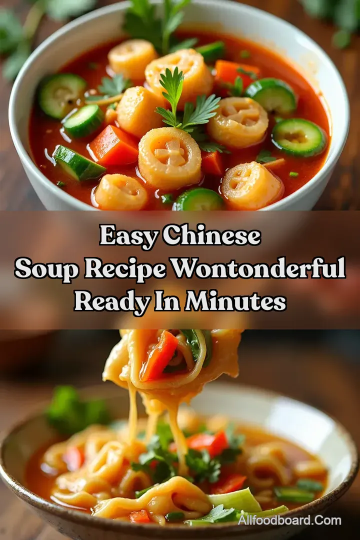 Easy Chinese Soup Recipe Wontonderful Ready in Minutes : PIN FOR LATER Easy Chinese Soup Recipe Wontonderful Ready in Minutes