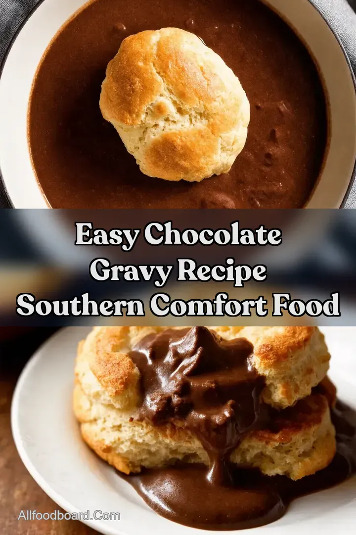 Easy Chocolate Gravy Recipe Southern Comfort Food : PIN FOR LATER Easy Chocolate Gravy Recipe Southern Comfort Food