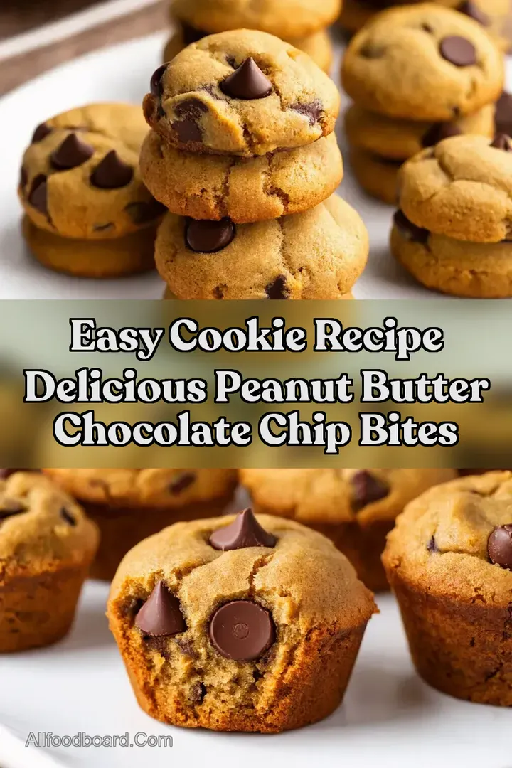 Easy Cookie Recipe Delicious Peanut Butter Chocolate Chip Bites