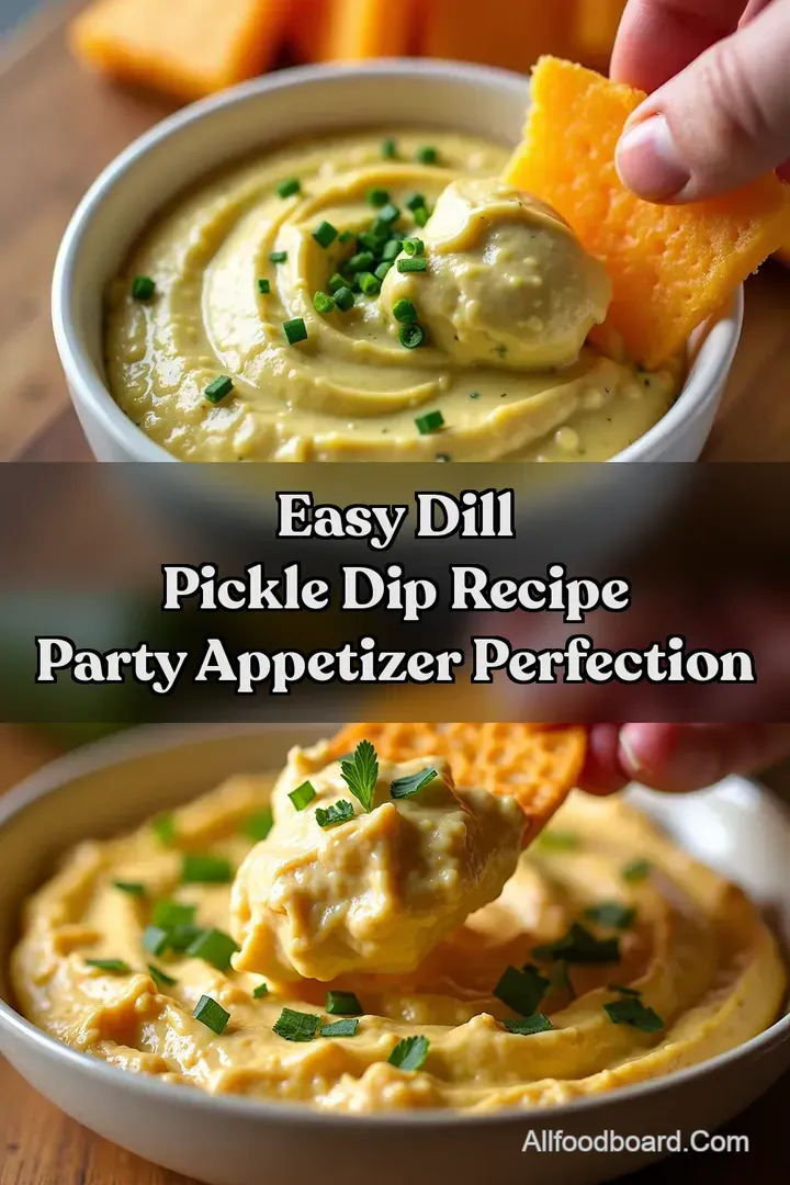 Easy Dill Pickle Dip Recipe Party Appetizer Perfection