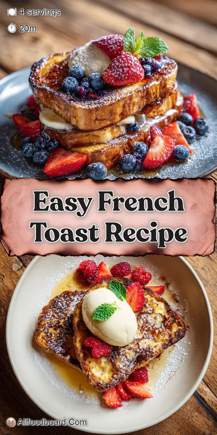 Close-up captures the soft, golden interior of French toast, glistening with melted butter, alongside a dollop of whipped ...