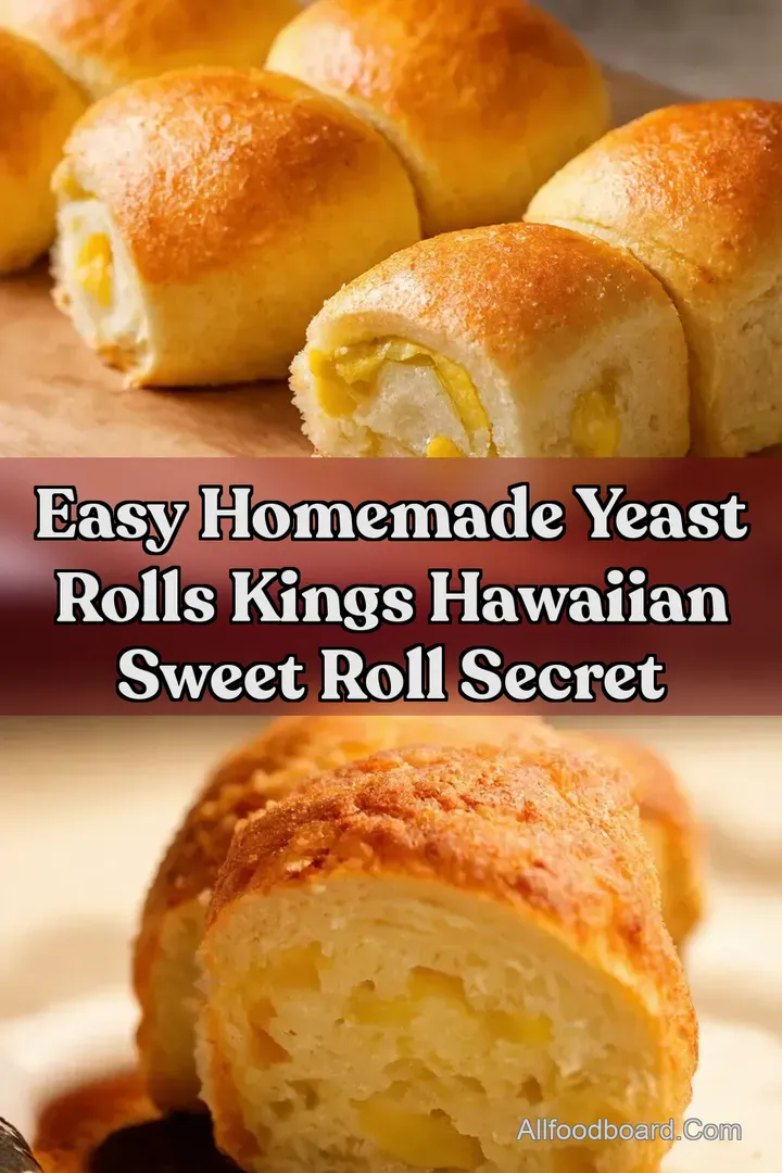 Easy Homemade Yeast Rolls Kings Hawaiian Sweet Roll Secret