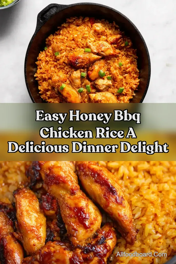 Easy Honey BBQ Chicken Rice A Delicious Dinner Delight