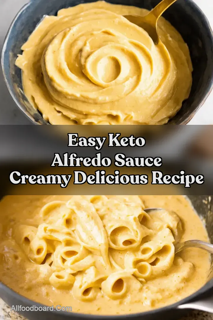 Easy Keto Alfredo Sauce Creamy Delicious Recipe