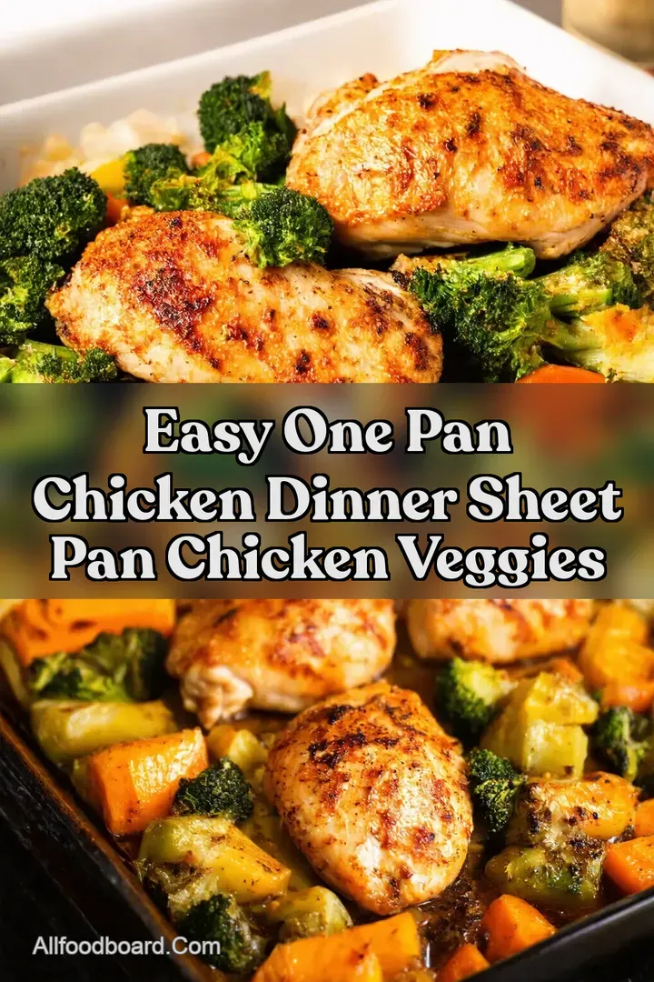 Easy One Pan Chicken Dinner Sheet Pan Chicken Veggies : PIN FOR LATER Easy One Pan Chicken Dinner Sheet Pan Chicken Veggies