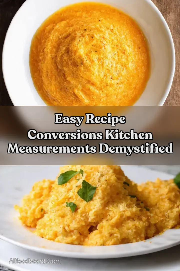 Easy Recipe Conversions Kitchen Measurements Demystified