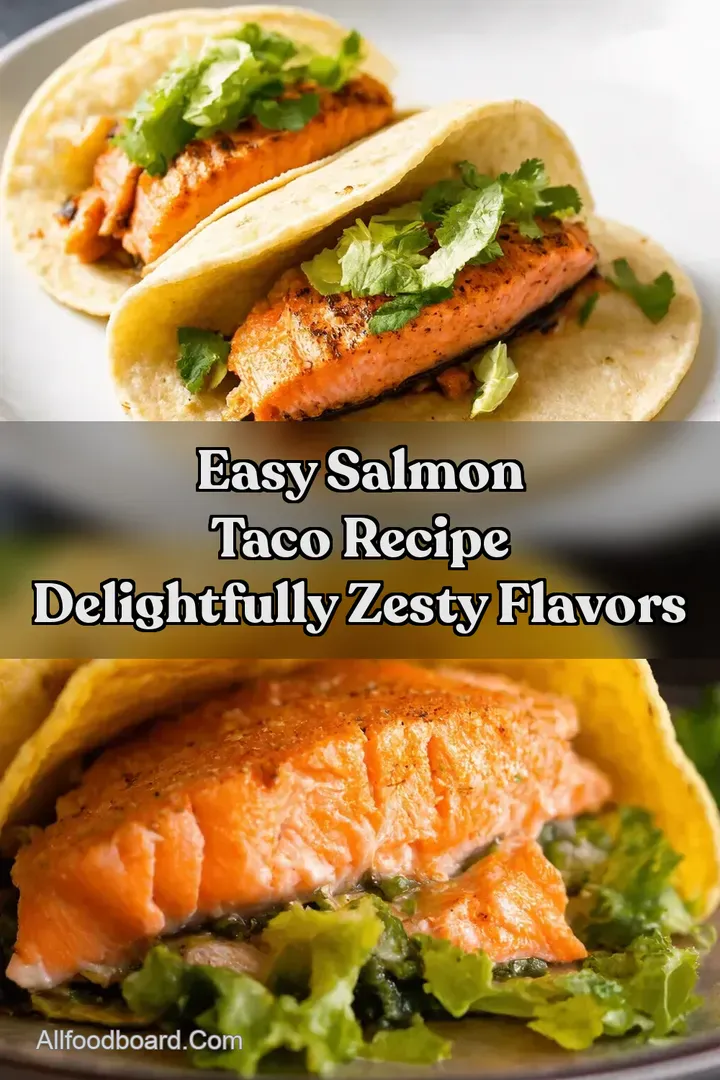 Easy Salmon Taco Recipe Delightfully Zesty Flavors