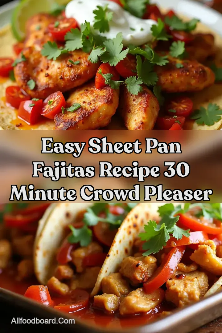 Easy Sheet Pan Fajitas Recipe 30 Minute Crowd Pleaser