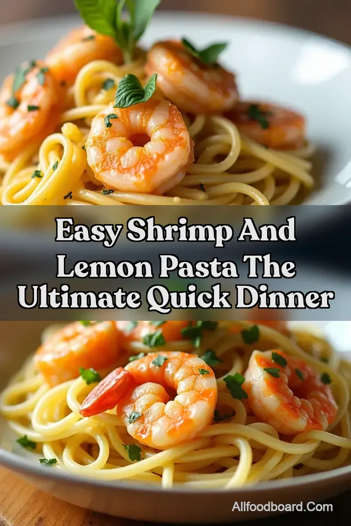 Easy Shrimp And Lemon Pasta The Ultimate Quick Dinner