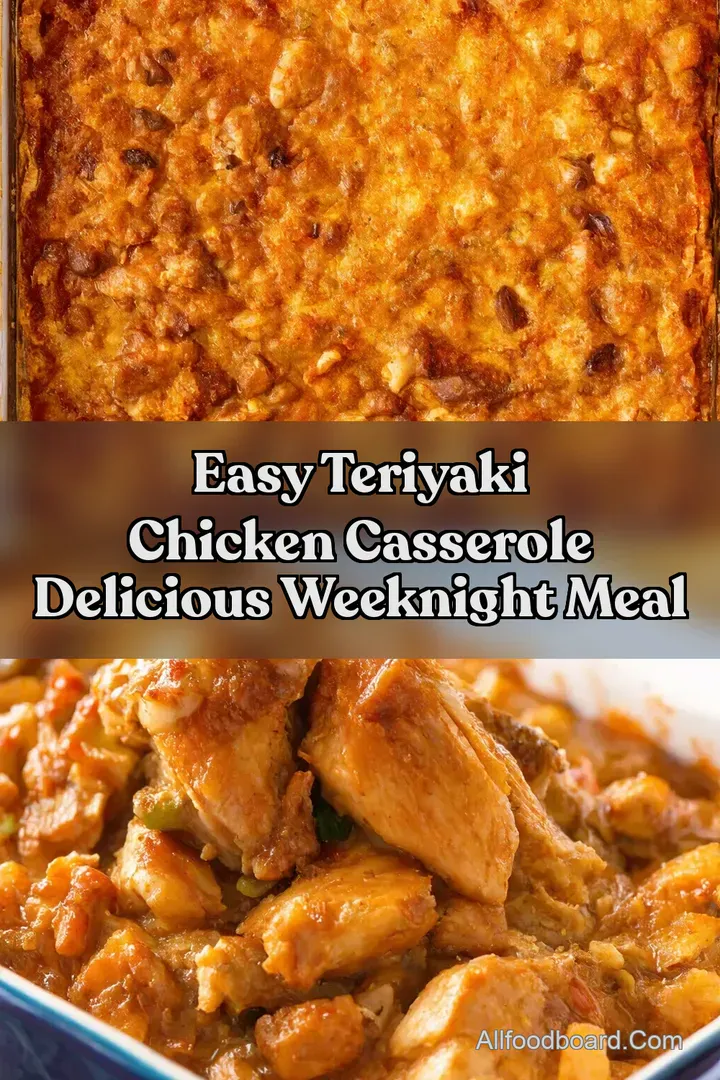 Easy Teriyaki Chicken Casserole Delicious Weeknight Meal : PIN FOR LATER Easy Teriyaki Chicken Casserole Delicious Weeknight Meal