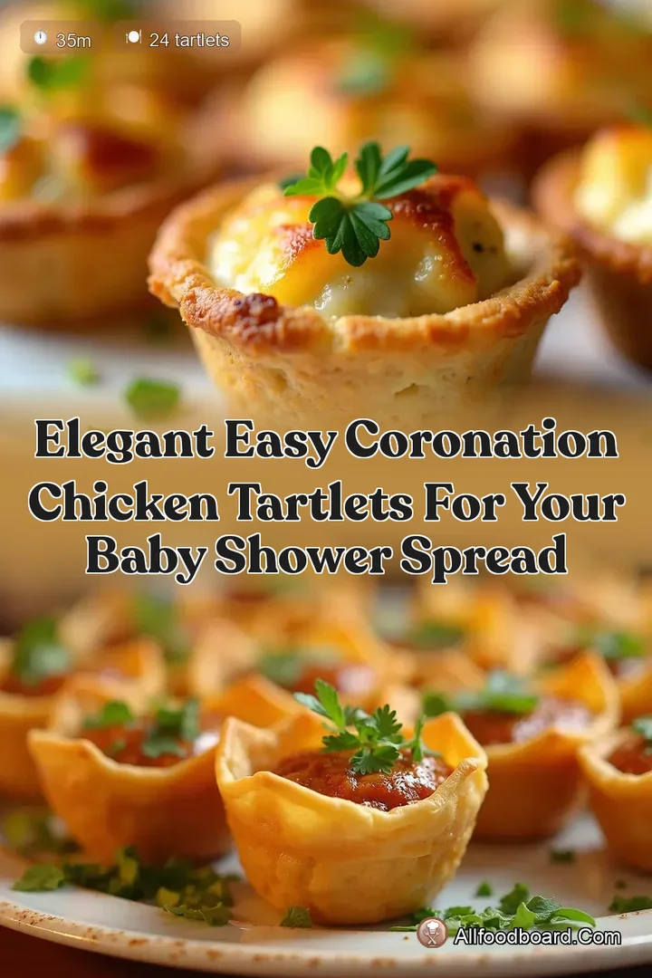 Elegant Easy Coronation Chicken Tartlets for Your Baby Shower Spread : PIN FOR LATER Elegant Easy Coronation Chicken Tartlets for Your Baby Shower Spread