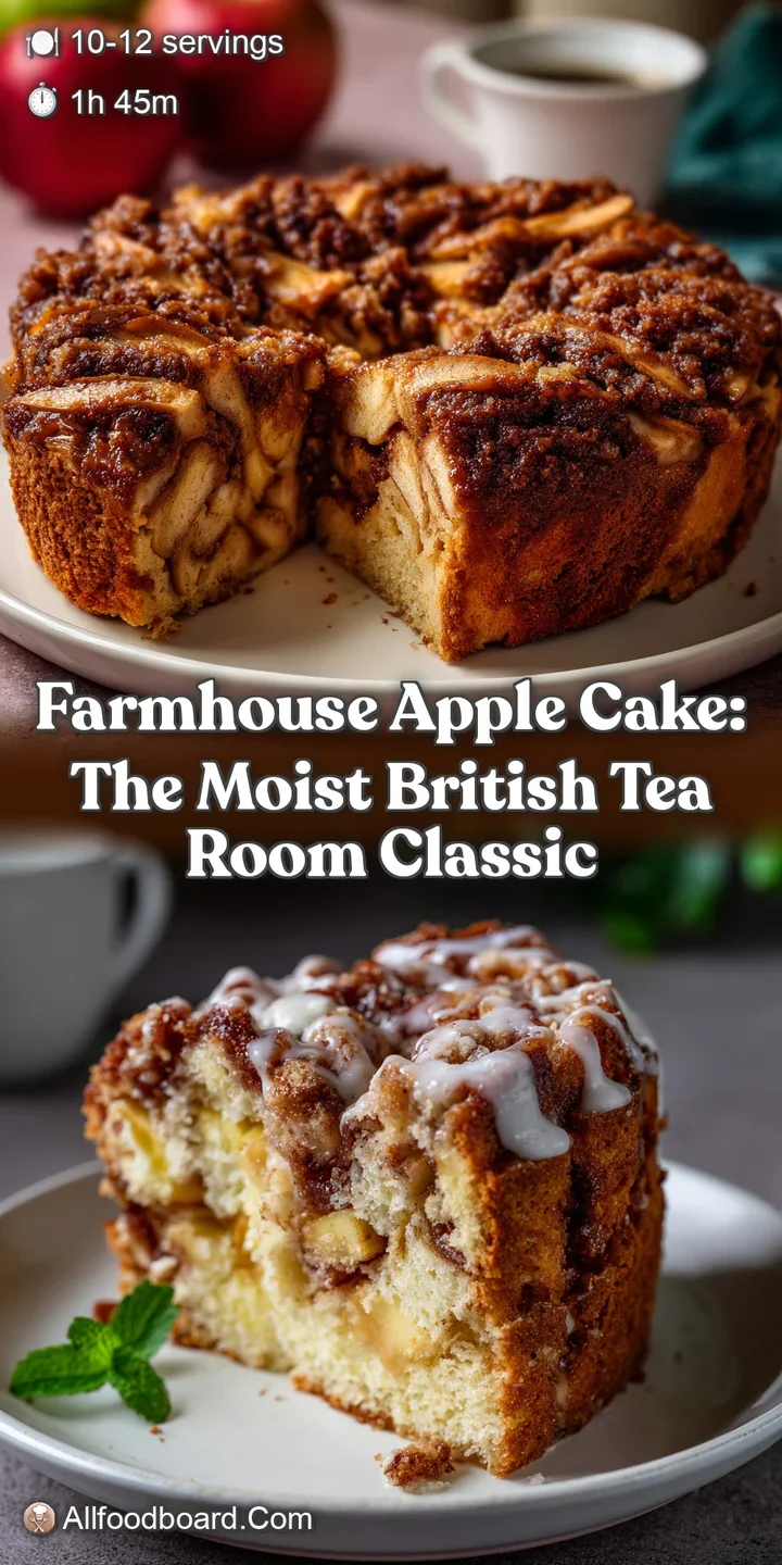 Farmhouse Apple Cake: The Moist British Tea Room Classic