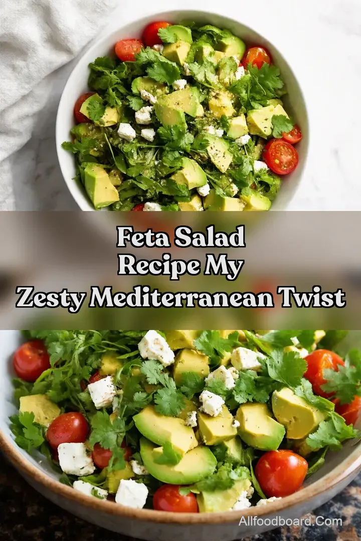 Feta Salad Recipe My Zesty Mediterranean Twist