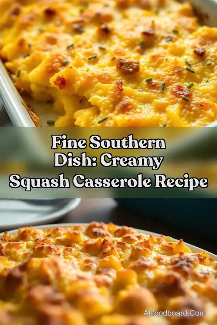 Fine Southern Dish: Creamy Squash Casserole Recipe : PIN FOR LATER Fine Southern Dish: Creamy Squash Casserole Recipe