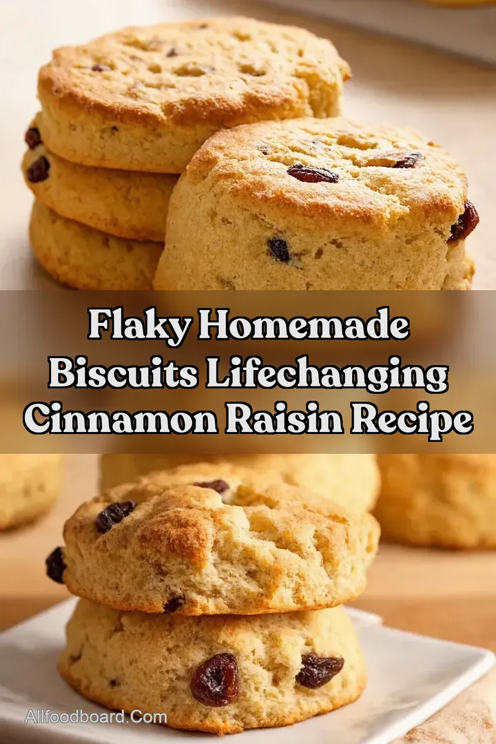 Flaky Homemade Biscuits LifeChanging Cinnamon Raisin Recipe