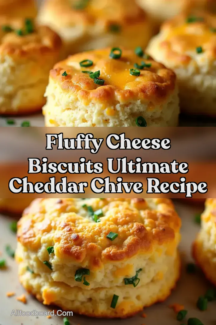 Fluffy Cheese Biscuits Ultimate Cheddar Chive Recipe
