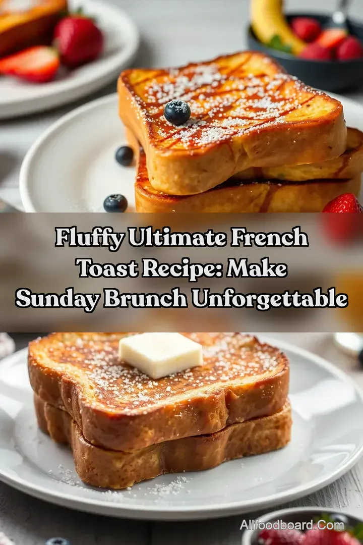 Fluffy Ultimate French Toast Recipe: Make Sunday Brunch Unforgettable