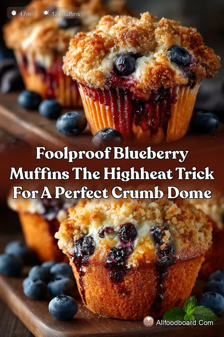 Foolproof Blueberry Muffins The HighHeat Trick for a Perfect Crumb Dome